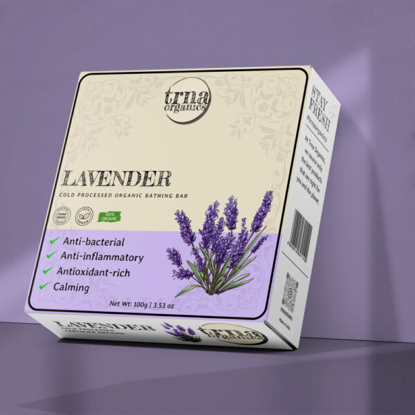 Lavender - Cold Processed Organic Bathing Bar - Image 3