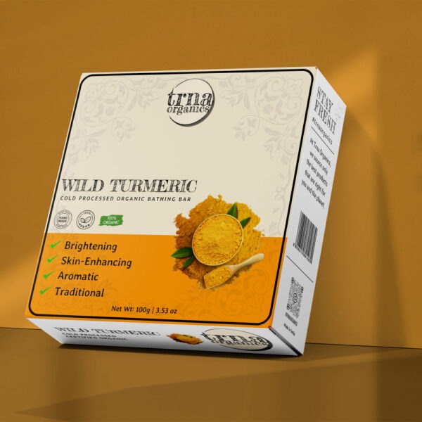 Wild Turmeric - Cold Processed Organic Bathing Bar - Image 2