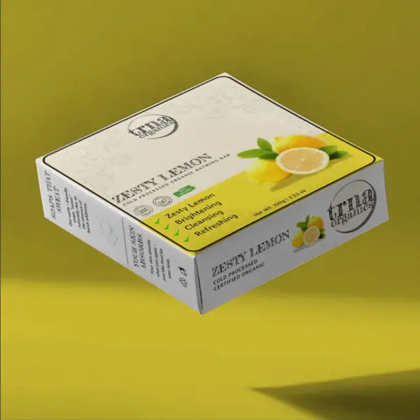 Zesty Lemon - Cold Processed Organic Bathing Bar - Image 3