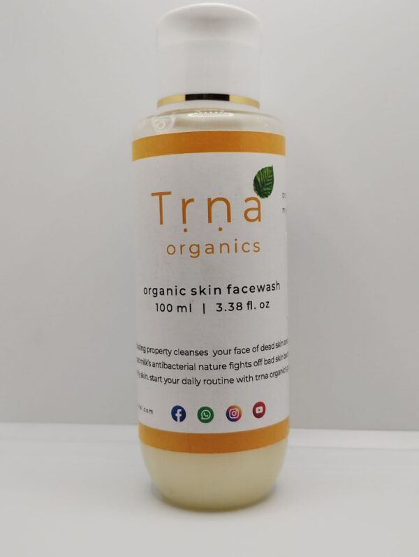 Organic Skin Face Wash with Goat Milk