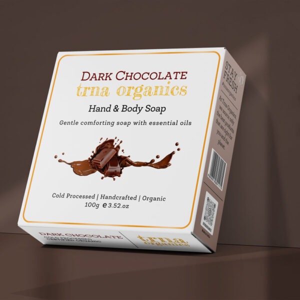 Dark Chocolate with Rock Salt - Hand & Body Soap - Image 3