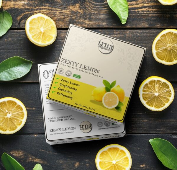 Zesty Lemon - Cold Processed Organic Bathing Bar